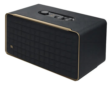Parlante JBL Authentics 500 JBLAUTH500BLKAM portátil con bluetooth y wifi negra