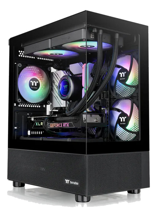 Chasis Thermaltake View 170 Tg Micro-atx 3 Fan Negro Argb
