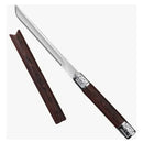 Cuchillo Ultra Afilado En Acero Inoxidable Carnicero Chef Marrón Oscuro