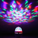 Bombillo Rotativo De Colores Bola Navideña Giratoria Luces