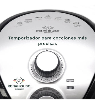 Air Fryer 4.5 L Negro 7 Modos Freidora Aire Hogar Renahouse