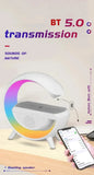 Bocina Bluetooth Altavoz Cargador Inalámbrico Led Rgb