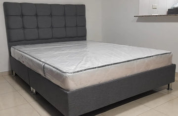 Colchon Semiortopedico Doble 140x190 Envió Gratis En Bogotá Blanco
