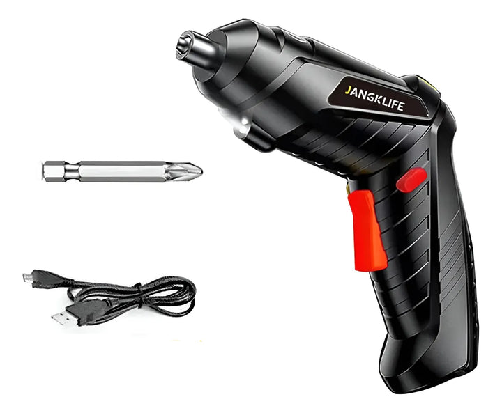 Destornillador Atornillador Eléctrico Recargable 2 En 1 Negro 50