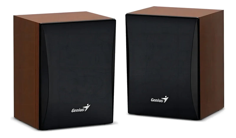 Parlantes Bluetooth Genius Sp- Hf380bt Usb Madera 3w