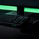 Teclado VSG QWERTY Outemu Blue español latinoamérica color negro con luz RGB