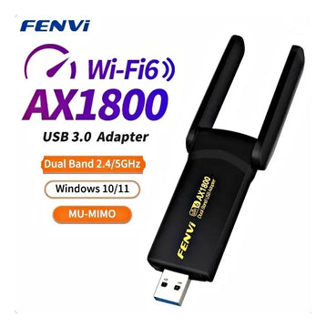 Fenvi Adaptador Usb 3.0 Wifi 6 Ax1800 - Antena Externa
