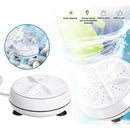 Mini Lavadora Portátil Giratoria Turbina Ultrasónica Viaje C Blanco