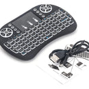 Teclado Airmouse Inalambrico Smart Tv Color del teclado Negro