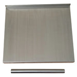 Tabla De Picar Alimentos Grande Acero Inoxidable 304 Lisa Plateado