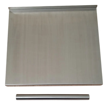 Tabla De Picar Alimentos Grande Acero Inoxidable 304 Lisa Plateado