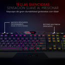 Teclado gamer Redragon Harpe Pro K503A RGB QWERTY español color negro con luz RGB