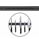 Soporte Para Cuchillos Tijeras Imán Riel Magnético 55 Cm Negro