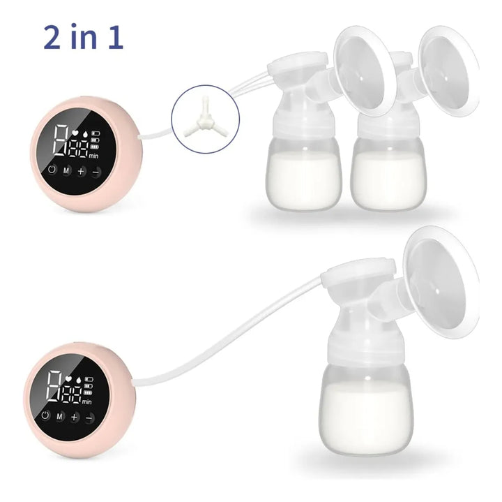 Extractor Doble De Leche Materna Pantalla Digital Eléctrico