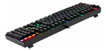 Teclado Gamer Redragon Mitra K551 Spanish Red Switch Black Teclado Negro Idioma Español España