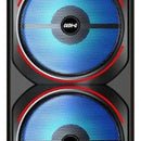 Torres De Sonido Gd-2885 Con Control Y Micrófono Negro