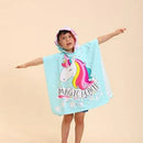 Toallas Con Capucha De Unicornio Para Niños 2-10 Años