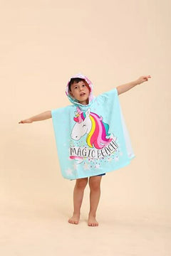 Toallas Con Capucha De Unicornio Para Niños 2-10 Años