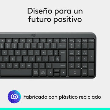 Teclado Inalámbrico Bluetooth Logitech K250 Negro