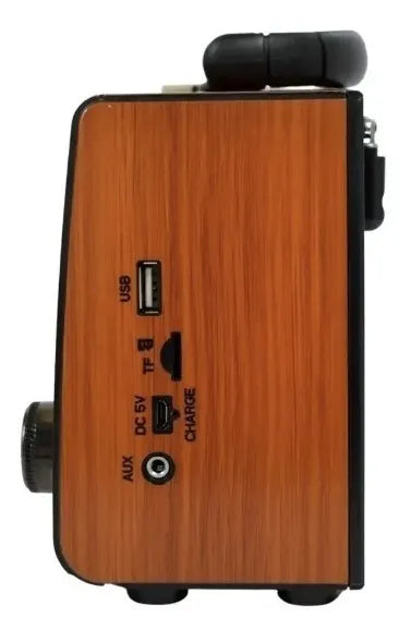 Radio Retro Am Fm Parlante Usb Portátil Bluetooth Recargable