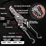 Alicate Multiherramienta Electricista Plegable Multiusos18-1 - Negro