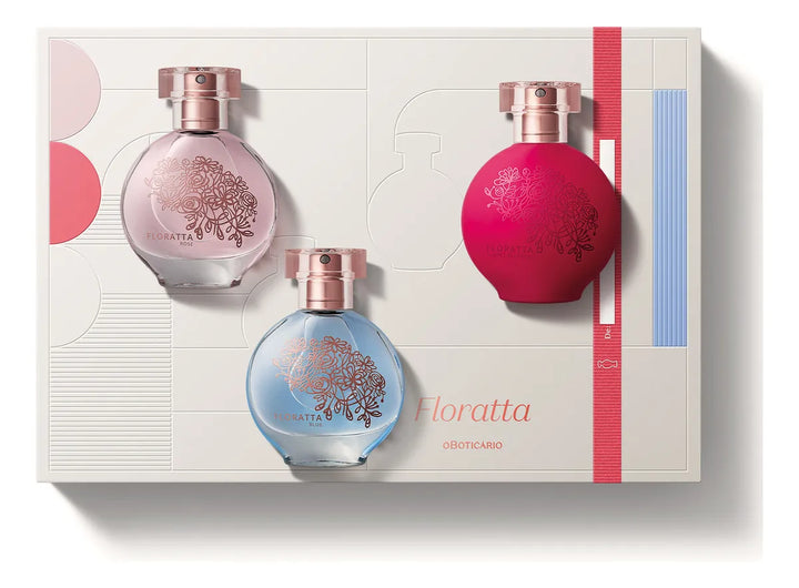 Kit de regalo de boticario Floratta para mujer (3 unidades), volumen unitario 30 ml