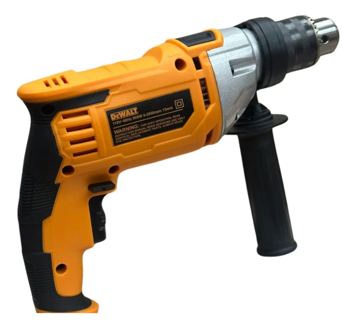 Taladro Rotomartillo Percutor 900 Wats Trabajo Pesado - Amarillo - 50/60 Hz