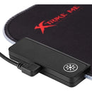 Mouse Pad Xtrike Me Gamer Iluminacion Y Base Antideslizante Color Negro