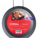 Comal Asador Tortillas Arepas Antiadherente 24cm Negro