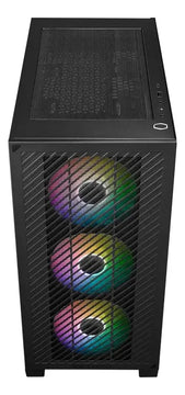 Gabinete Cooler Master Elite 301 Argb Micro Atx C/templado Color Negro