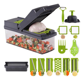 Mandolina Cortador De Verduras Triturador Vegetales 15 En 1