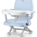 Silla Comer Bebes Azul Tipo Booster 4 Posiciones Altura Peanuts