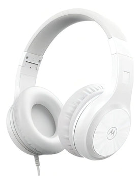 Audífonos Motorola Moto Xt120 Ligeros Diadema Over-ear Color Blanco
