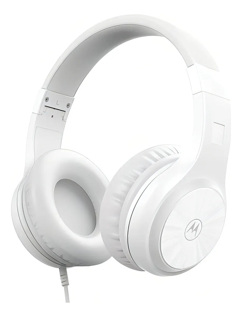 Audífonos Motorola Moto Xt120 Ligeros Diadema Over-ear Color Blanco