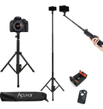 Trípode Monopie Aluminio 54 Pulgadas Con Soporte Para Celula