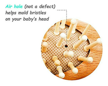 Set De Cepillo Y Peine De Madera Chibello Para Bebés Con Cer