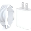 Cargador Rapido Certificado Mfi 20w 2 Metros Para Iphone 14 Blanco
