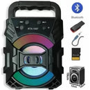 Potente altavoz portátil inalámbrico LED Bluetooth