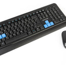 Kit De Teclado Y Mouse Inalámbrico Español M900 Color del mouse Negro Color del teclado Negro