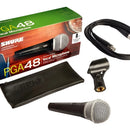 Micrófono Vocal Shure Pga48-xlr Alámbrico Dinámico Color Negro