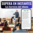 Audifonos Traductores De Idiomas Inalámbricos Simultaneos Negro