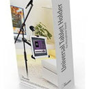 Soporte Holder Tablet iPad Pedestal De Micrófono 8.9 A 10.4 Color Negro