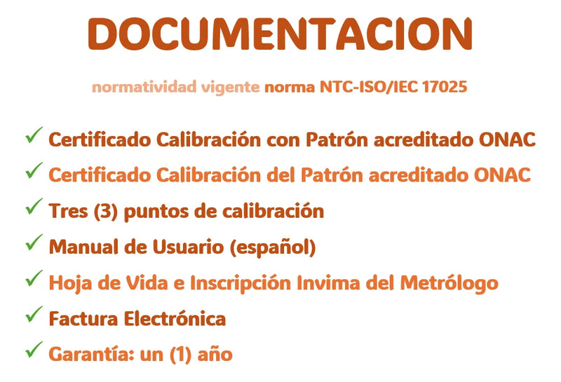 Termómetro Digital Alla Tm804 Con Certificado De Calibración