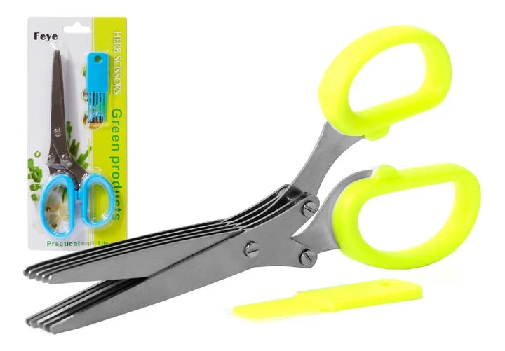 Tijeras Picar Verduras,lechuga Vegetales Cilantro, Apio, Etc Verde