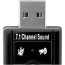 Tarjeta Sonido Audio 7.1 Canales Adaptador Sustituir /e Color Negro