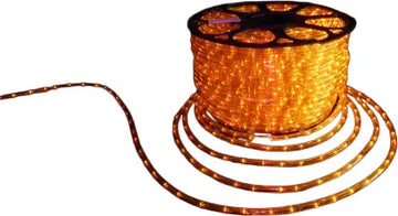 Manguera Led 3 Vias Luces Navideñas X 10mt Amarillo