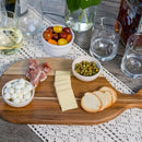 1 Tabla Premium De Madera Teca Para Picar Y Cocinar Profesio Geométrico Marrón