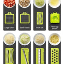 Cortador Rallador Frutas Picador Verduras Manual Verde