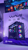 Gabinete Gamer Iceberg Crystal Wave L 7 Ventiladores Argb Color Negro