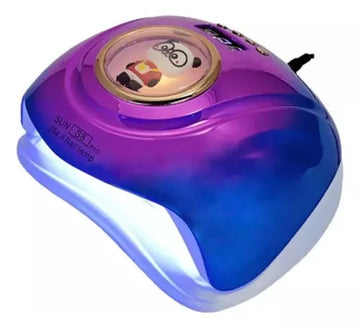 Lampara De Secado De Uñas Uv Led Sun S8 Pro 268w Fucsia